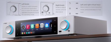 Description image for FiiO S15 Desktop High-Res Audio Streamer SILVER