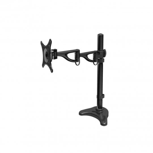 Rocelco DM1 Double Articulated Desktop Mount 10\"-24\" TV\'s BLACK