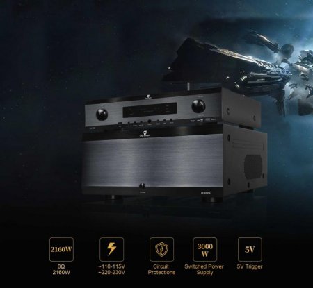 Description image for Tonewinner AD-8300 11 Channels Home Theater Audio Power Amplifier BLACK