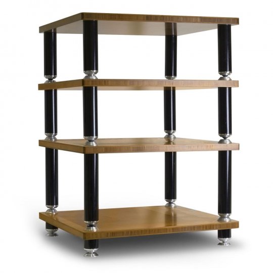 NorStone Stabbl Four BAMBOO Shelf Hi-Fi Audio Rack BAMBOO