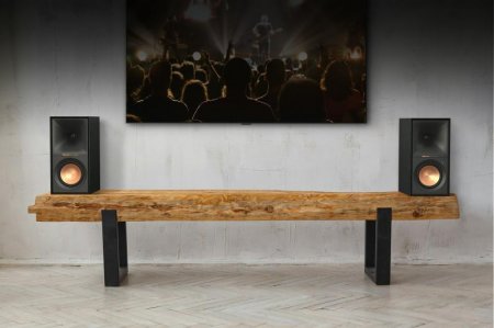 Description image for Klipsch R40PM Reference 4" Two Way Powered Bookshelf Speakers (Pair) BLACK