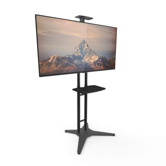 Kanto STM55PL Floor Stand with Adjustable Steel Tray 32-55 Inch TV\'s