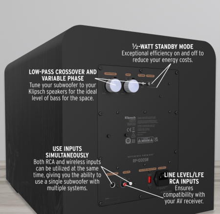 Description image for Klipsch RP1000SW 10" Reference Premiere Subwoofer