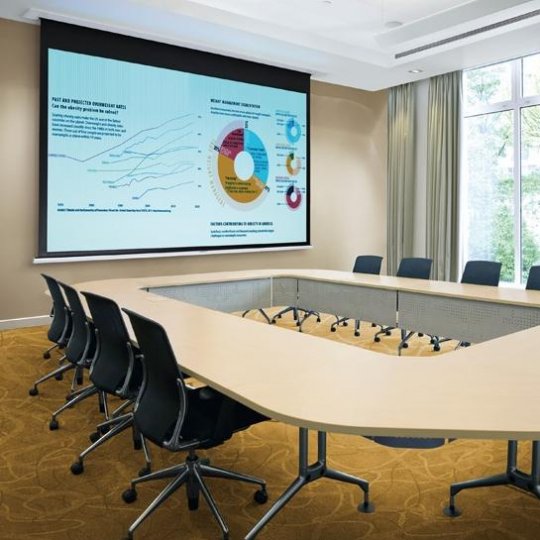 Grandview 120-Inch Ultimate Recessed Motorized Screen w Network Feature (RCB-MIR3N-120)