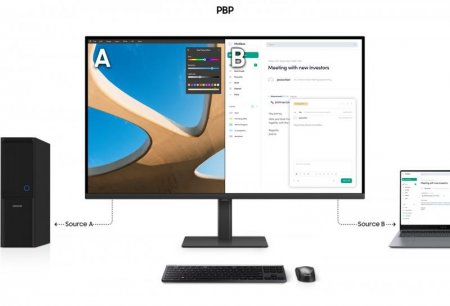 Description image for Samsung LS37D802UANXZA 37-Inch ViewFinity S8 UHD HDR10 IPS 60Hz Monitor