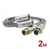 XLO DNA Balanced XLR Audio Cable (Stereo Pair) 2m/6.5ft