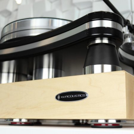 Description image for IsoAcoustics Delos 2216W2 Turntable Isolation Walnut Platform