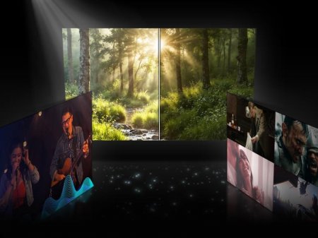 Description image for Samsung QN55S90FAFXZC 55-Inch OLED 4K Vision AI Smart TV [2025] - Open Box