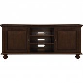 Bell'O WAVS-335 No-Tools Assembly 65" TV A/V Cabinet ESPRESSO