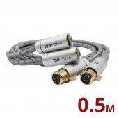 XLO DNA Balanced XLR Audio Cable (Stereo Pair) 0.5m/1.65ft