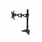 Rocelco DM1 Double Articulated Desktop Mount 10\"-24\" TV\'s BLACK