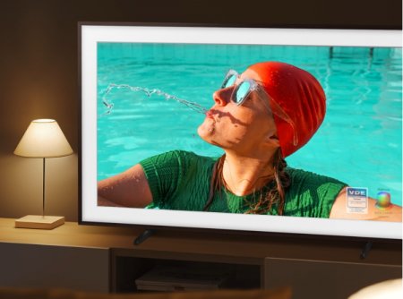 Description image for Samsung QN55LS03DAFXZC 55-Inch The Frame QLED 4K Art Mode Smart TV [2024]