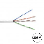 Omage CAT5e Data Cable 100ft Pull out Box (305M) WHITE