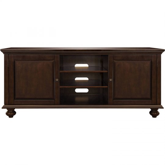 Bell\'O WAVS-335 No-Tools Assembly 65\" TV A/V Cabinet ESPRESSO