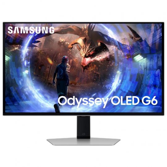 Samsung LS27DG602SNXZA 27-Inch Odyssey G6 QHD 240Hz 1ms HDR10 G-Sync Gaming Monitor