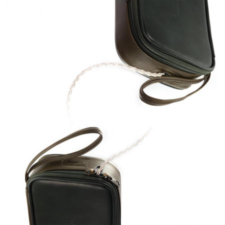 Description image for ddHiFi C2021G Genuine Leather Headphone Carrying Case