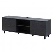 Sonora S20V65N 65-Inch Wide Adjustable TV Stand BLACK