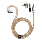 FiiO LC‑RD Pro Silver MMCX Upgrade Cable (3.9 ft, Includes 2.5 mm / 3.5 mm / 4.4 mm Swappa