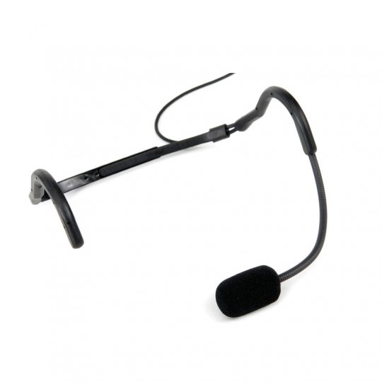 Trantec S4.4 Series MIC-SJ66-BK Aerobics/Vocal Headset Microphone BLACK