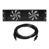 Sanus CAFQ01 EcoSystem Rack-mounted 3U Ultra Quiet Cooling Fan