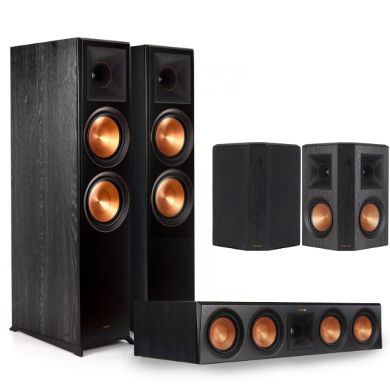Klipsch Reference RP-8000FB II Home Theater System Bundle BLACK Klipsch Reference RP-8000FB II Home Theater System Bundle BLACK