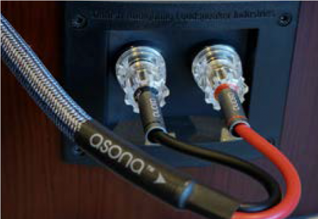 Description image for Asona 2-Conductor 14-Gauge Twisted Pair Audiophile Speaker Cables 10ft (3.0M)