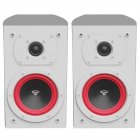 Cerwin Vega LA14 4-Inch 2-Way Bookshelf Speaker (Pair) WHITE