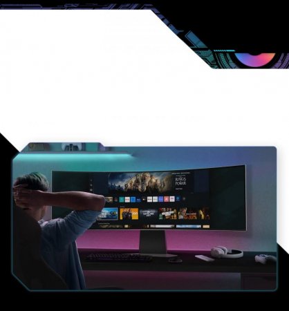 Description image for Samsung LS49CG954SNXZA 49-Inch Odyssey OLED G9 DQHD 240Hz 0.03m Curved Gaming Monitor