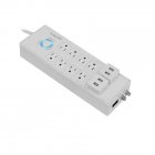 Panamax P360-8 8-Outlet Floor Surge Protector Charging Station