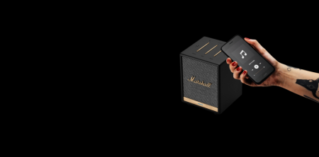 Description image for Marshall Uxbridge Smart Speaker w Alexa BLACK
