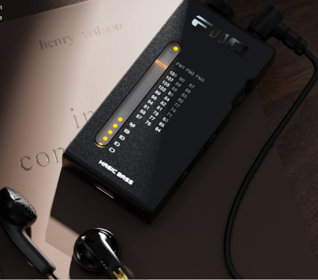 Description image for FiiO RR11 Portable Stereo Radio TITANIUM GOLD