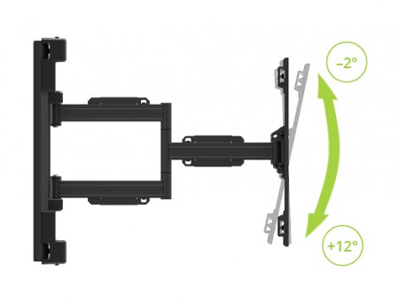 Description image for Kanto PSC350 Full Motion Column & Pillar TV Mount for 37"-75" TVs BLACK
