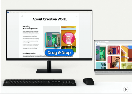 Description image for Samsung LS43FM702UNXZA 43-Inch ViewFinity M7 UHD HDR10 IPS 60Hz Smart Monitor