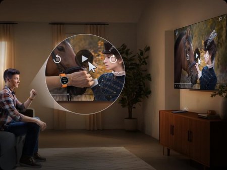 Description image for Samsung QN55S90FAFXZC 55-Inch OLED 4K Vision AI Smart TV [2025] - Open Box