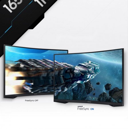 Description image for Samsung LS32CG550ENXZA 32-Inch Odyssey G5 QHD 165Hz 1ms HDR10 Curved Gaming Monitor