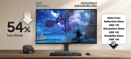 Description image for Samsung LS27DG600SNXZA — 27" Odyssey G6 QHD Gaming Monitor, 240Hz, 1ms, HDR10, G-Sync