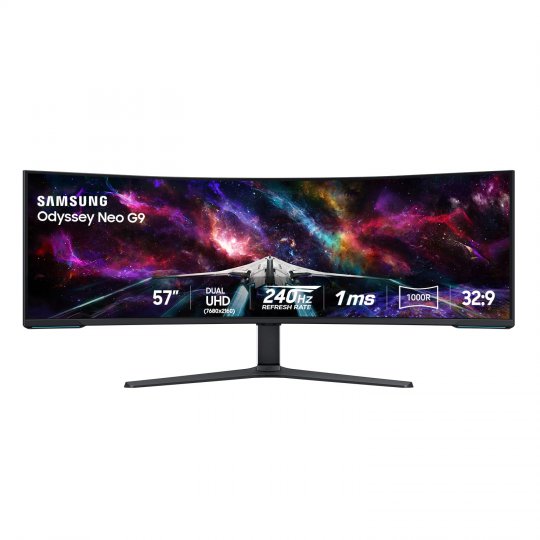 Samsung LS57CG952NNXZA 57-Inch Odyssey Neo G9 DQHD Mini-LED 240 Curved Gaming Monitor