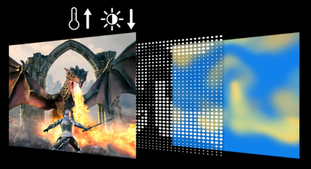 Description image for Samsung LS27DG600SNXZA — 27" Odyssey G6 QHD Gaming Monitor, 240Hz, 1ms, HDR10, G-Sync