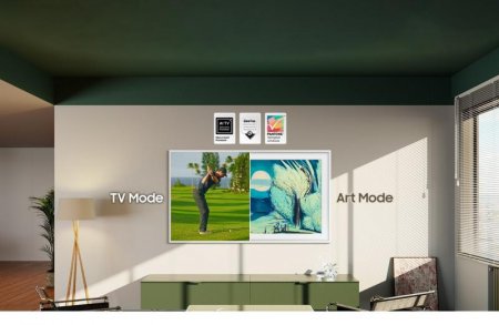 Description image for Samsung QN55LS03FAFXZC 55-Inch Frame QLED 4K Art Mode Vision AI Smart TV [2025]