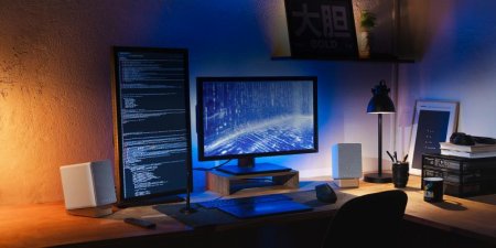 Description image for Onkyo GX-10DBW Creator Series Powered Desktop Speakers WHITE