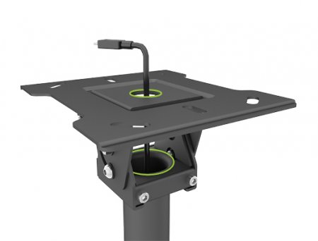 Description image for Kanto CM600SG Stainless Steel Outdoor Ceiling Mount for 37"-70" TVs BLACK - Open