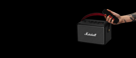 Description image for Marshall Kilburn II Portable Bluetooth Speaker w Carrying Strap BLACK