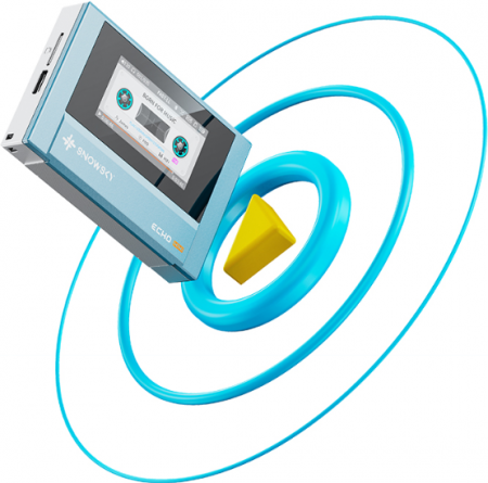 Description image for FiiO Echo Mini Portable High-Res Lossless Music Player SKY BLUE