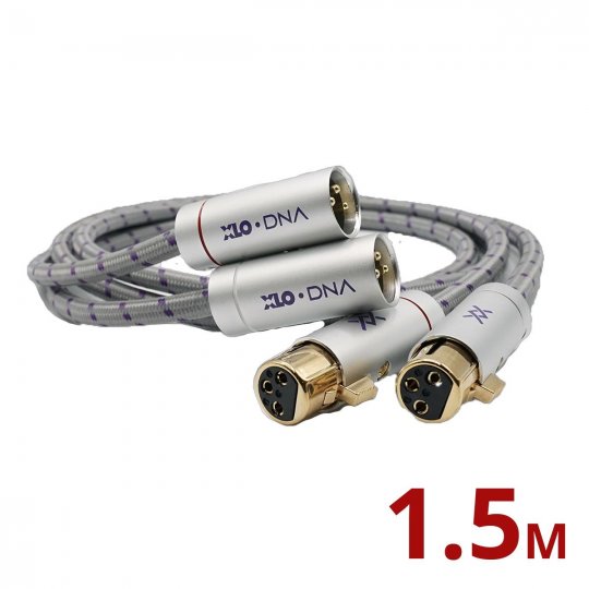 XLO DNA Balanced XLR Audio Cable (Stereo Pair) 1.5m/4.9ft