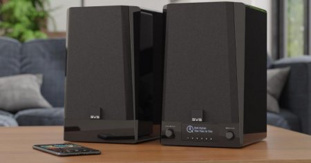 Description image for SVS Prime Wireless Pro Powered Speakers PIANO GLOSS BLACK