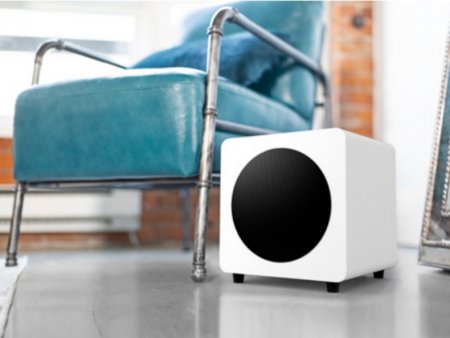 Description image for Kanto SUB8VMW 8-inch Sealed Powered Subwoofer MATTE WHITE - Open Box