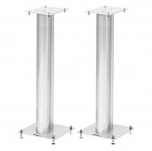 NorStone Stylum 3 Premium Metal 31" Speaker Stand (Pair) WHITE