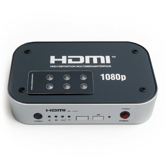 Legend HDMI Amplifying Switch & Remote (4-In-1-Out) 1080p v1.3B