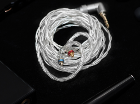 Description image for FiiO LC-4.4D 4.4mm Monocrystalline Pure MMCX Earphone Cable SILVER