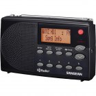 Sangean HDR‑14 HD Radio AM/FM Portable Pocket Radio BLACK